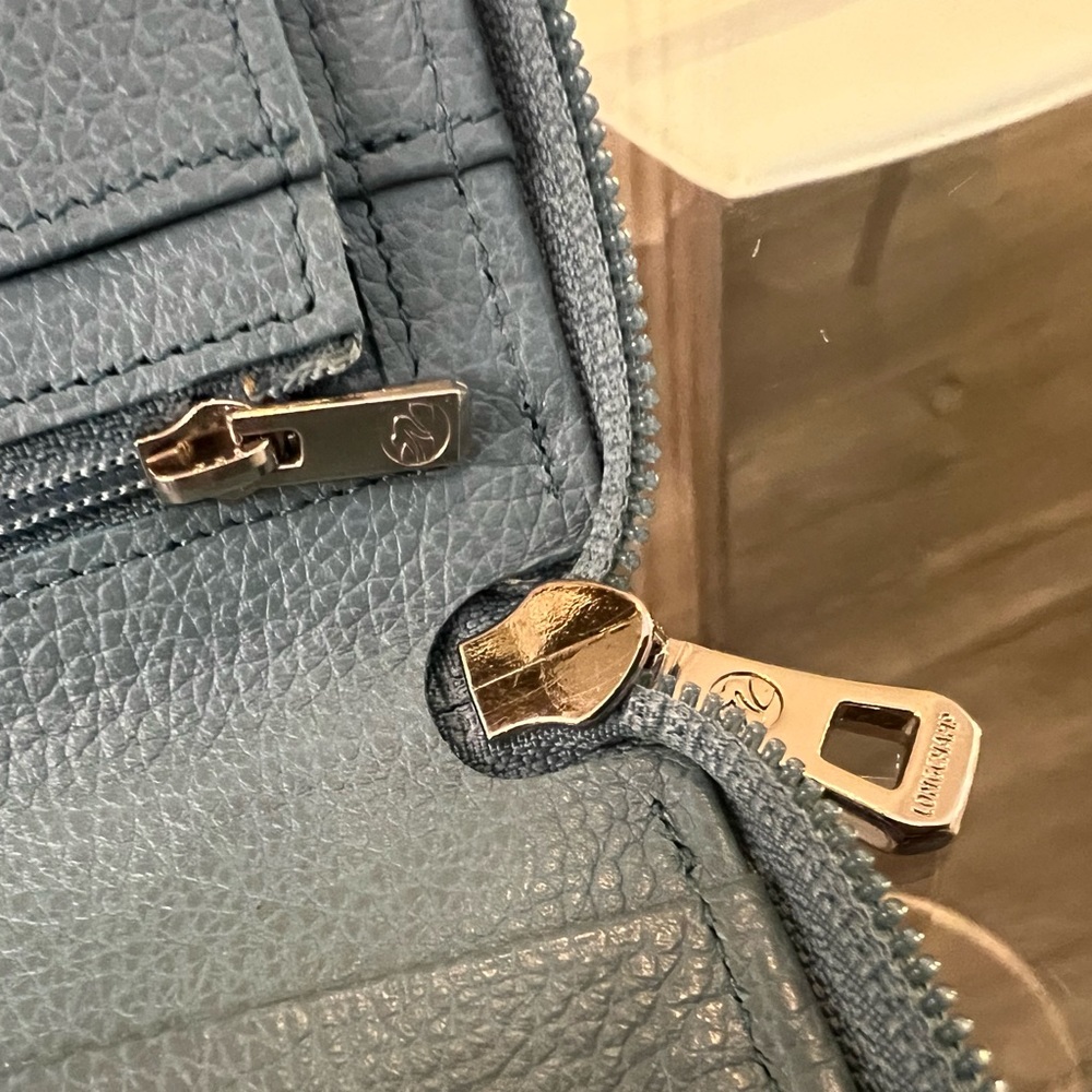 Longchamp Pebble Leather Zip Around Wallet - Picture 4 of 8